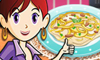 Chicken Fettuccine: Sara's Cooking Class loading=